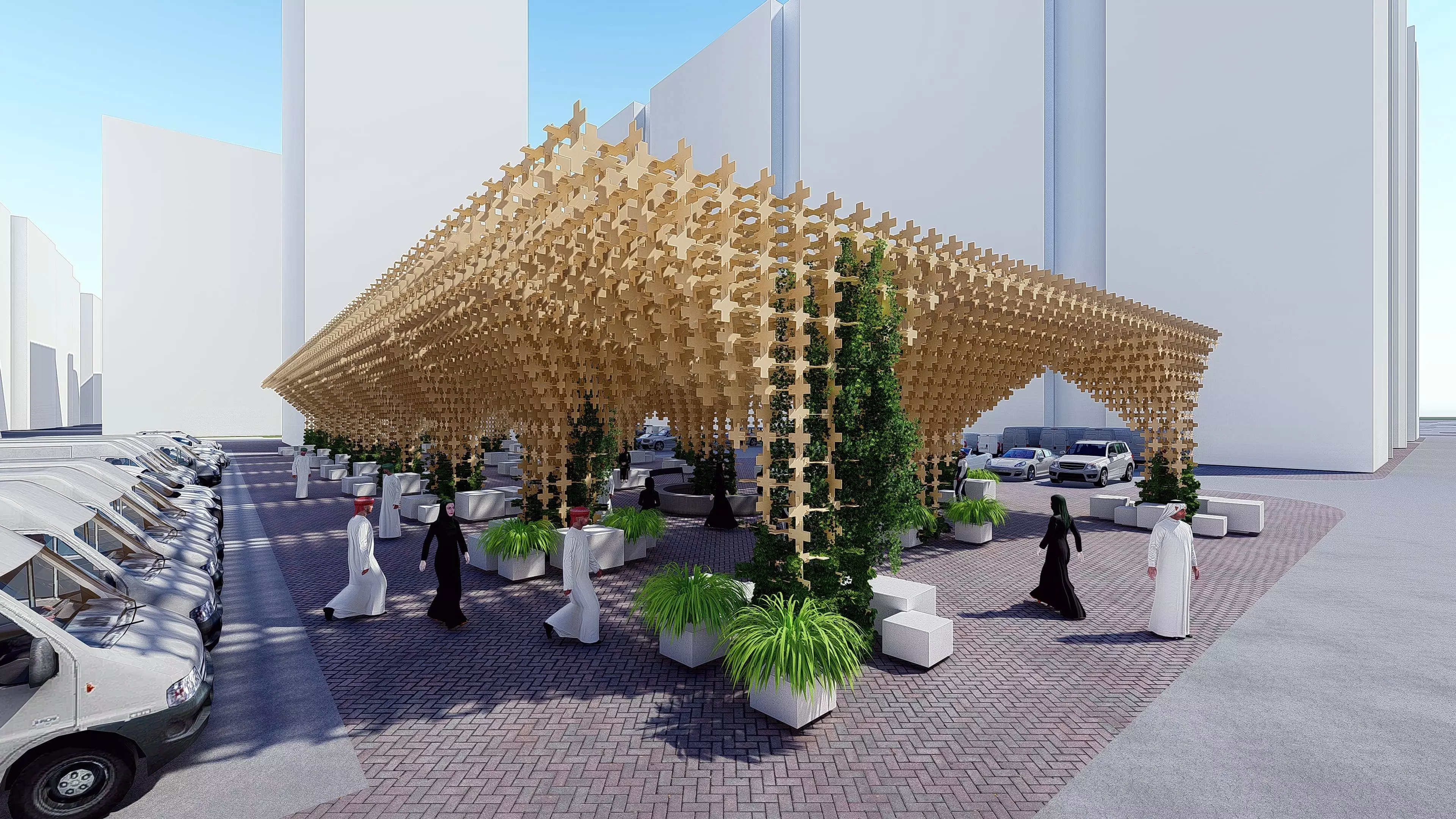 MODULE Bus stop 3D model 3D model_0