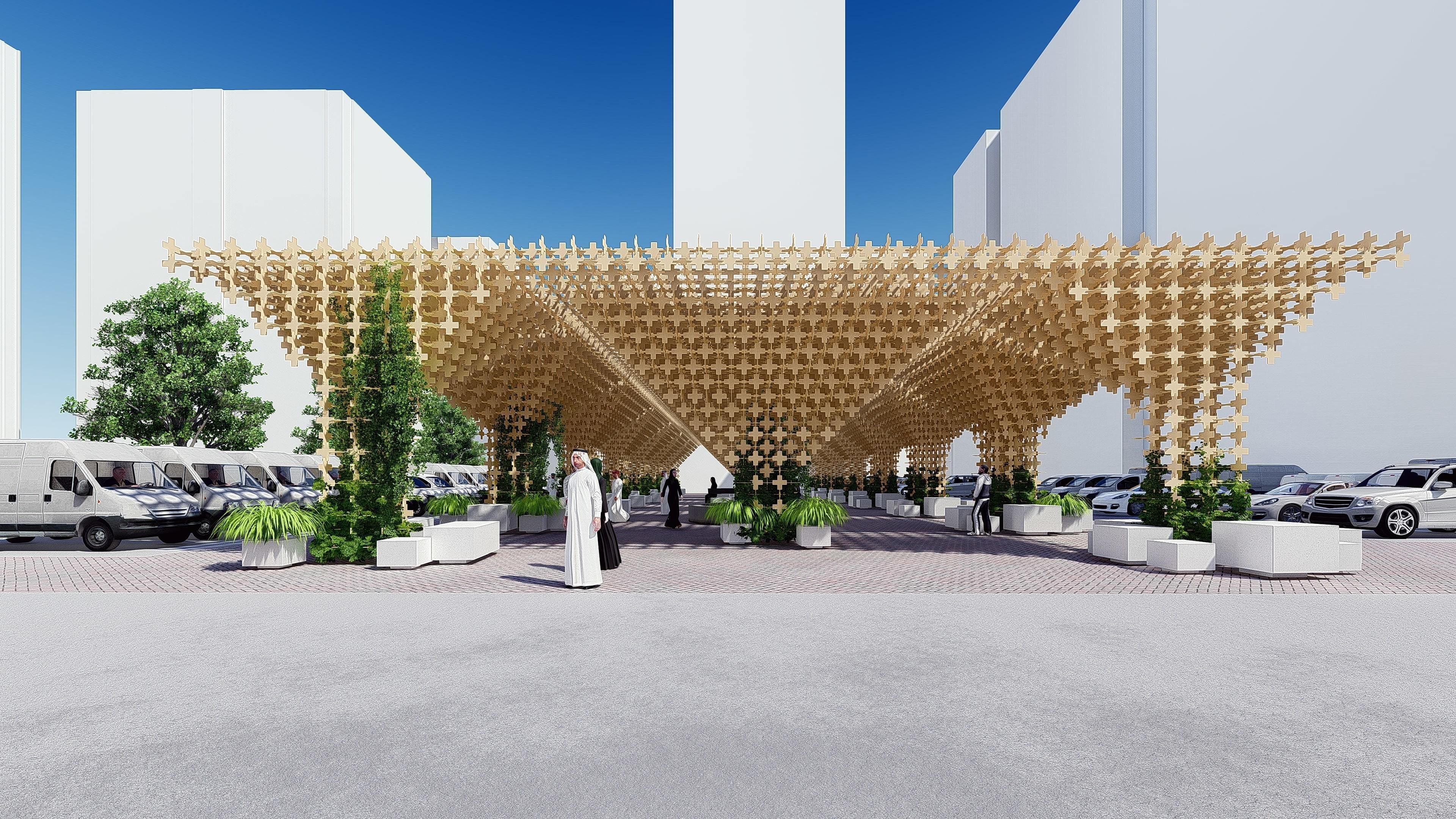 MODULE Bus stop 3D model 3D model_1