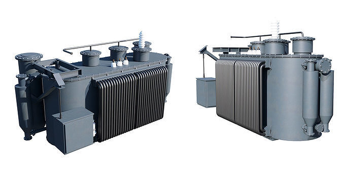 Electrical Transformer 3D model