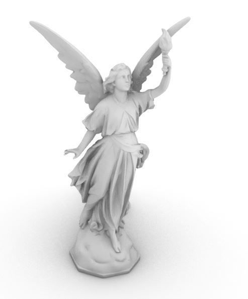 Angel Pendant 3D 3D print model_1