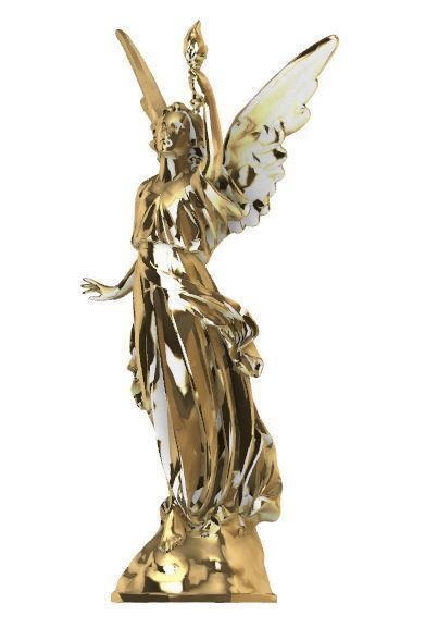 Angel Pendant 3D 3D print model_8