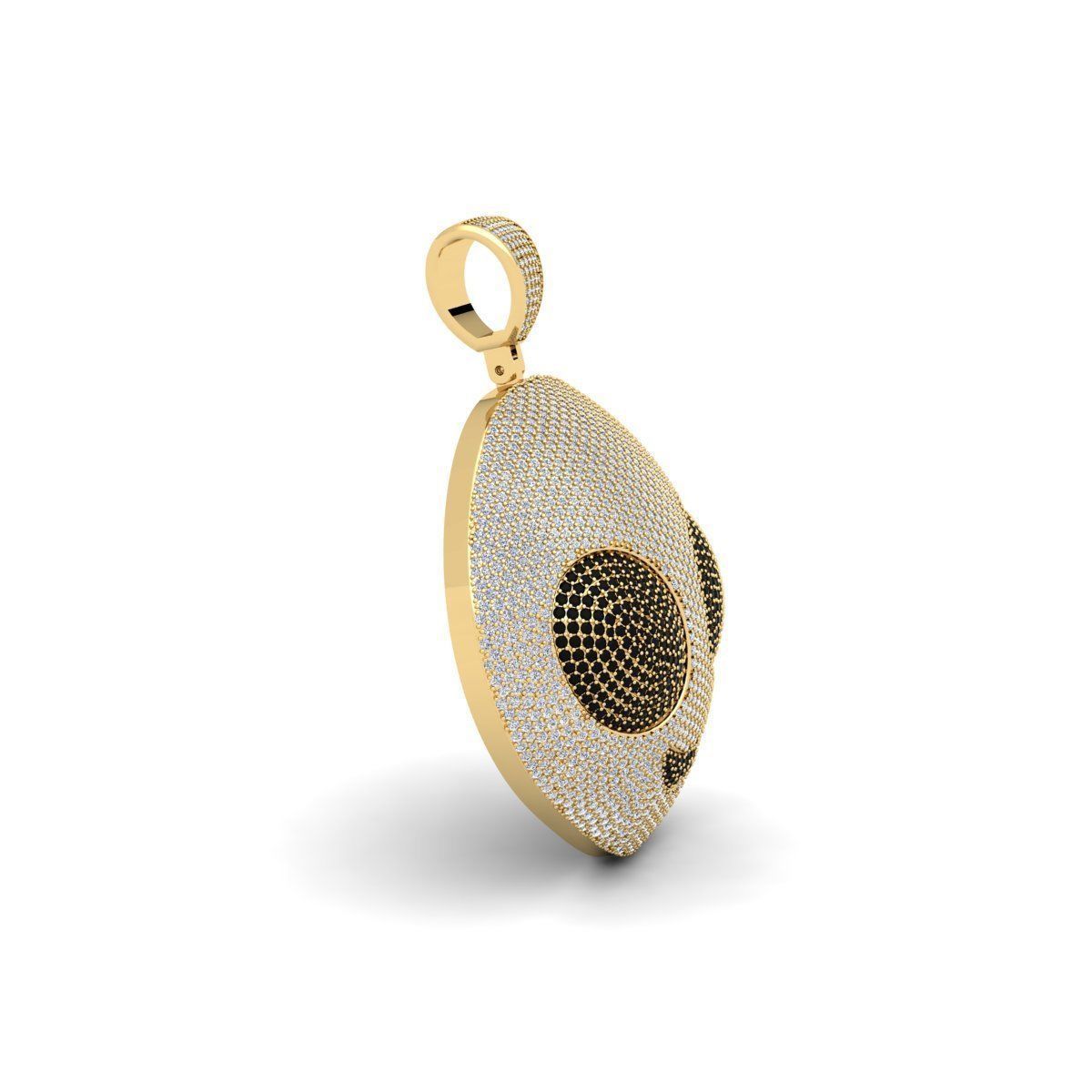 Alien Ice Pendent 3d Model 3D print model_9