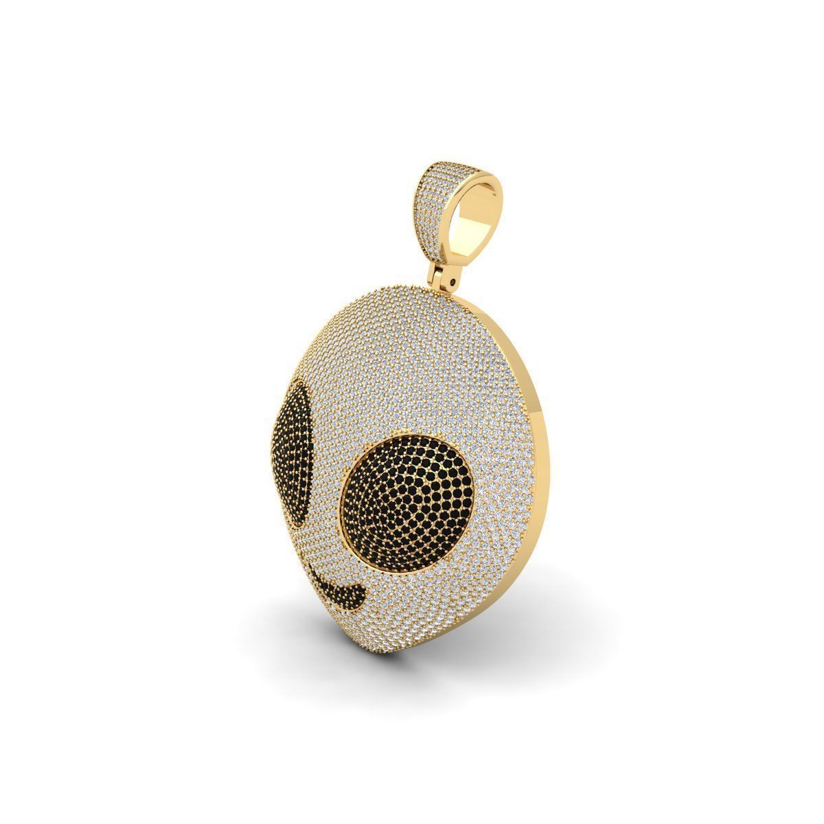 Alien Ice Pendent 3d Model 3D print model_10