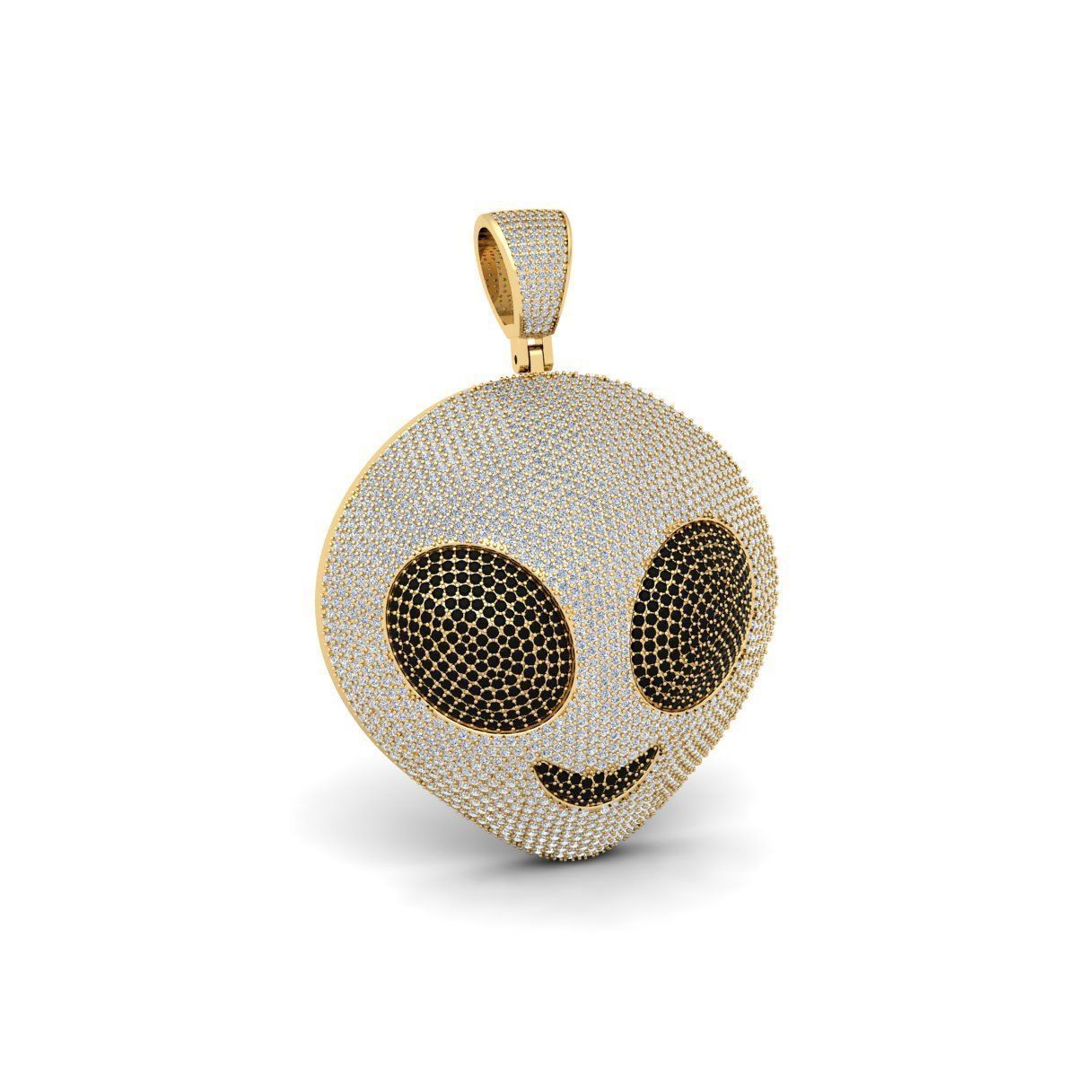 Alien Ice Pendent 3d Model 3D print model_12