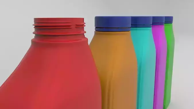 Bottle plastic plate