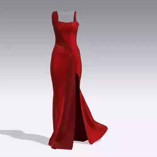 DRESS DRESS evening gown on mannequin