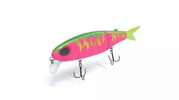 Swimbait fishing lure 3D model