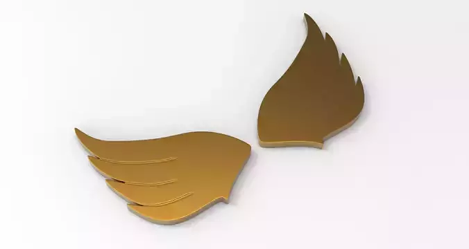 Wing Shape Model 3D print model