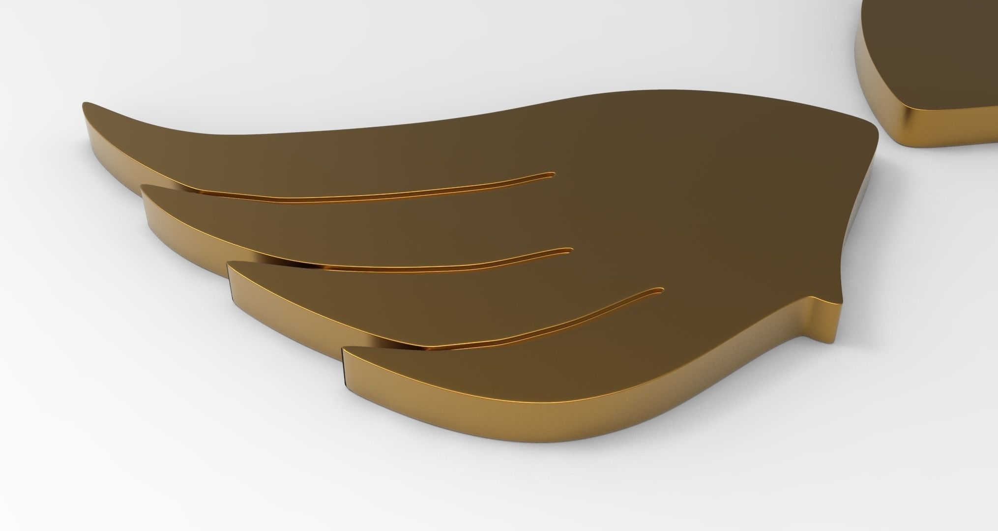 Wing Shape Model 3D print model_4