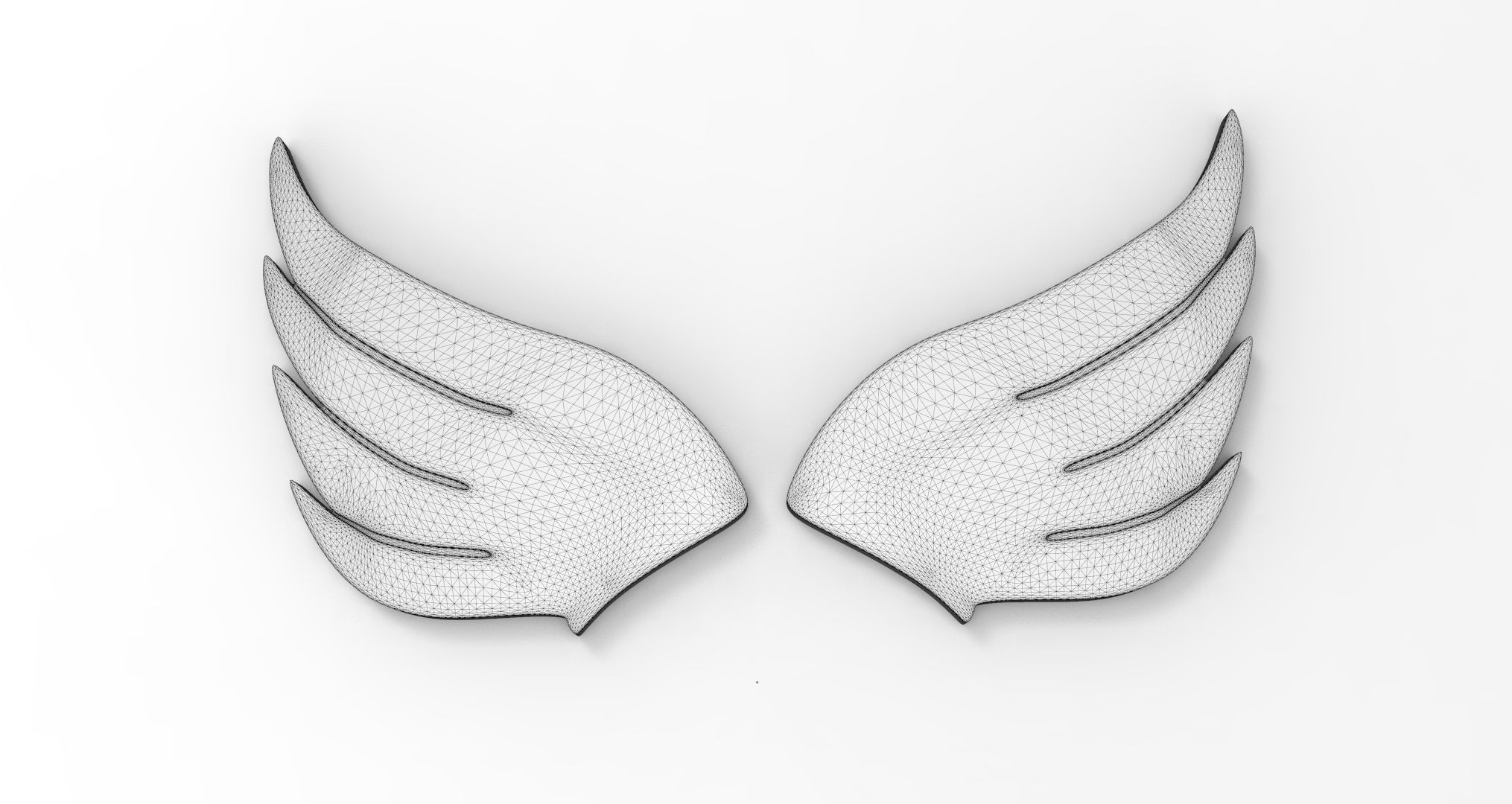 Wing Shape Model 3D print model_6