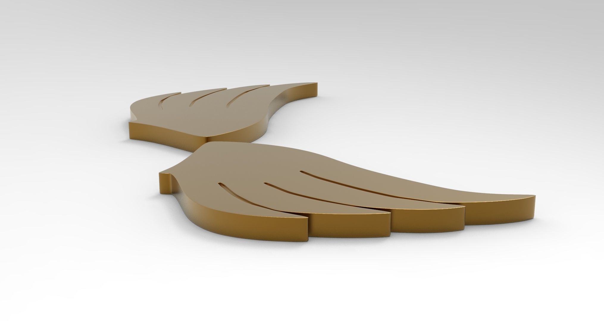 Wing Shape Model 3D print model_3