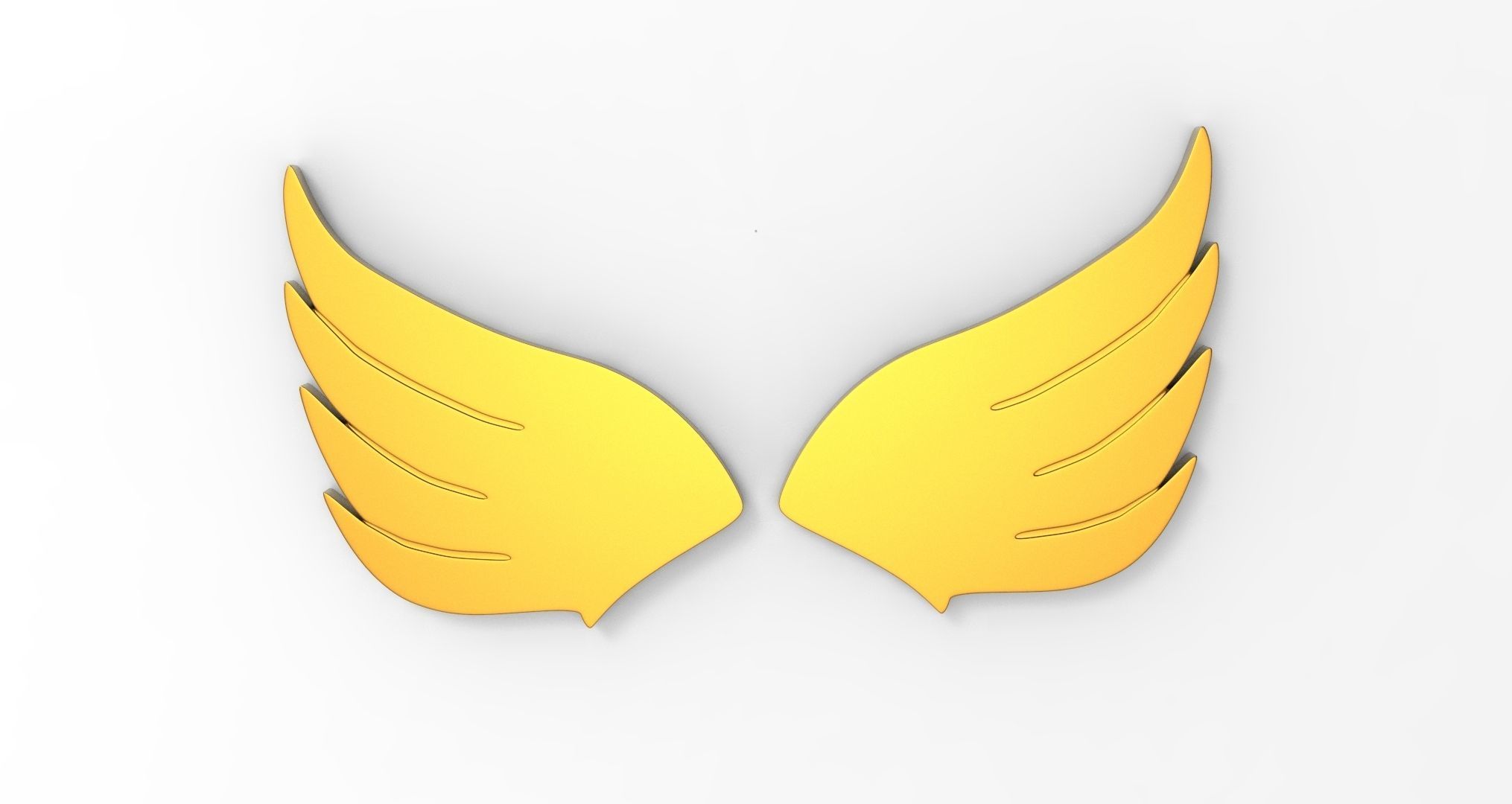 Wing Shape Model 3D print model_1