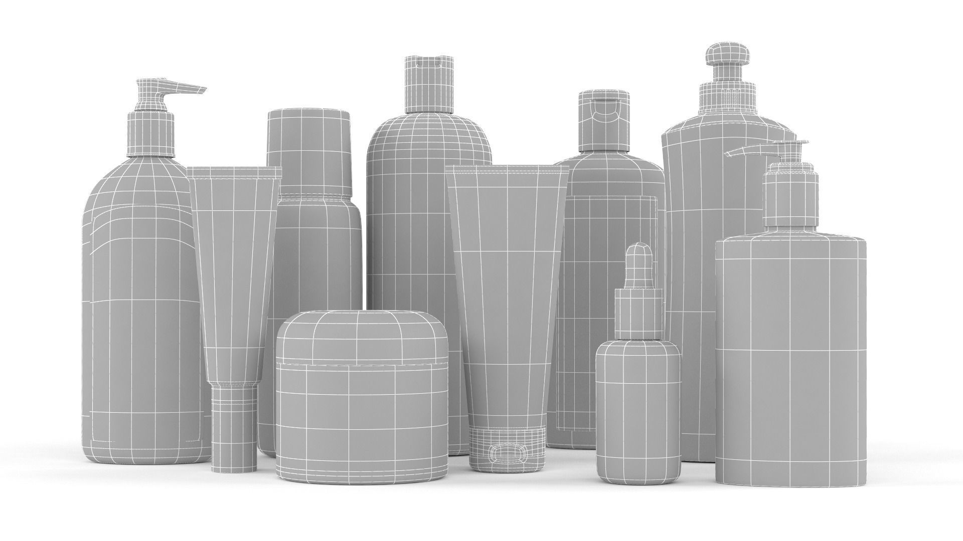 Plastic Bottles 3D model_17