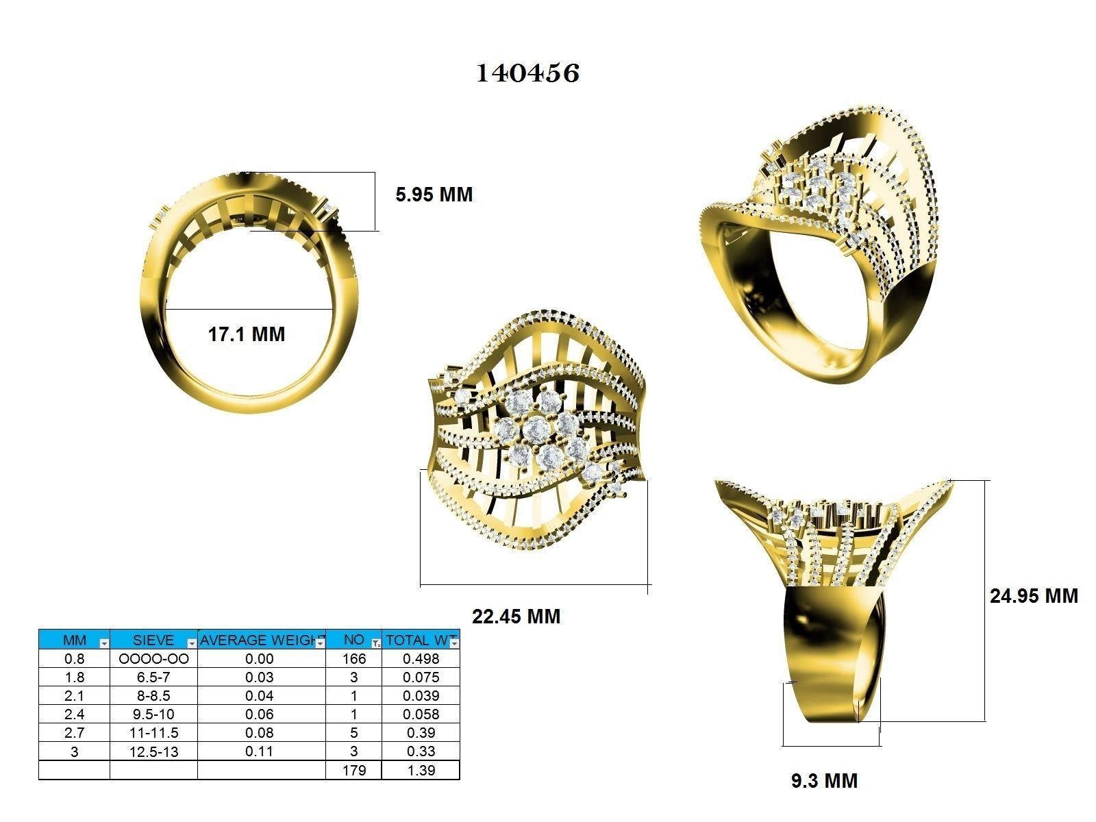 Ring - 140456 3D print model_12