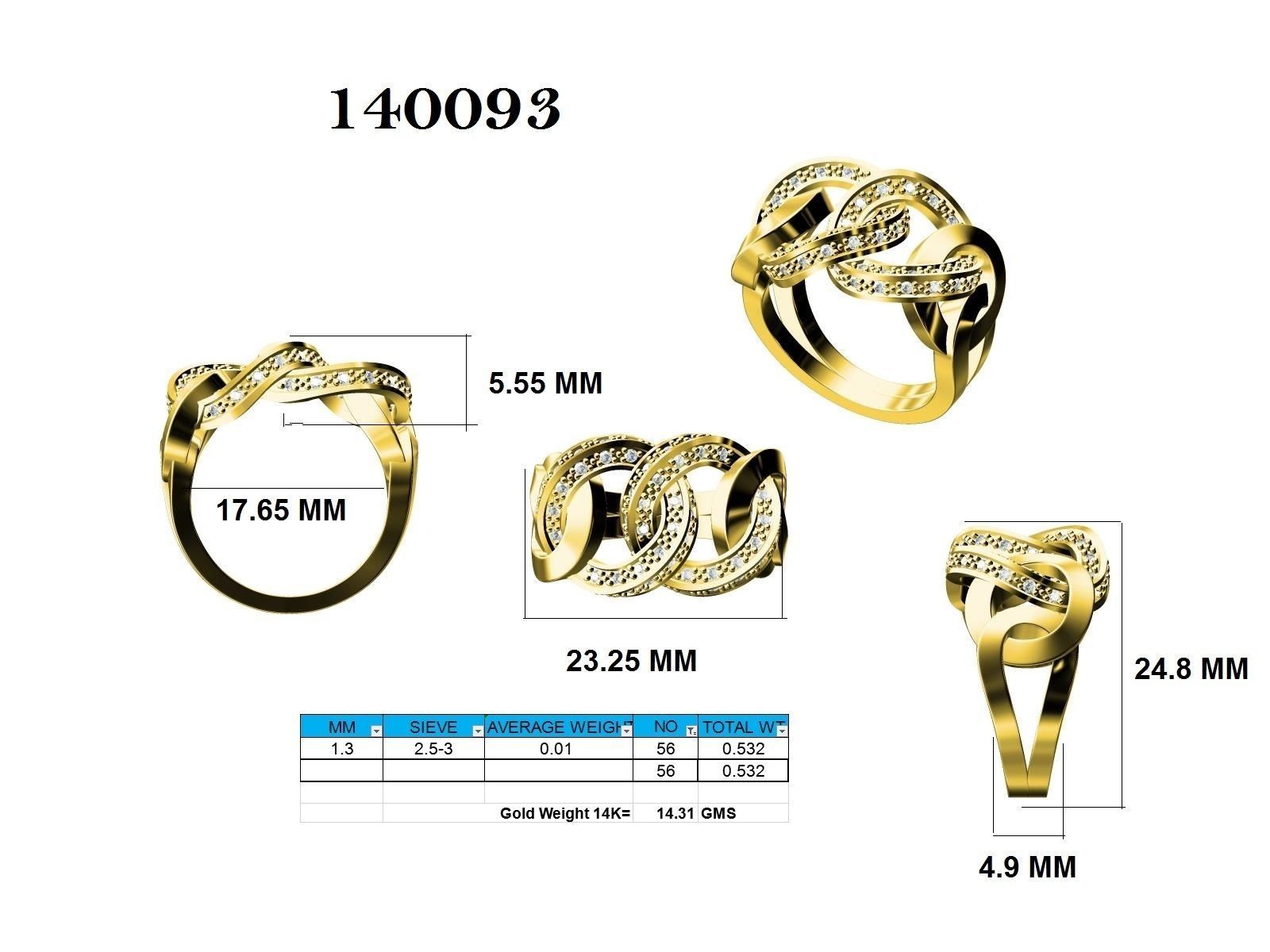 Ring - 140093 3D print model_12