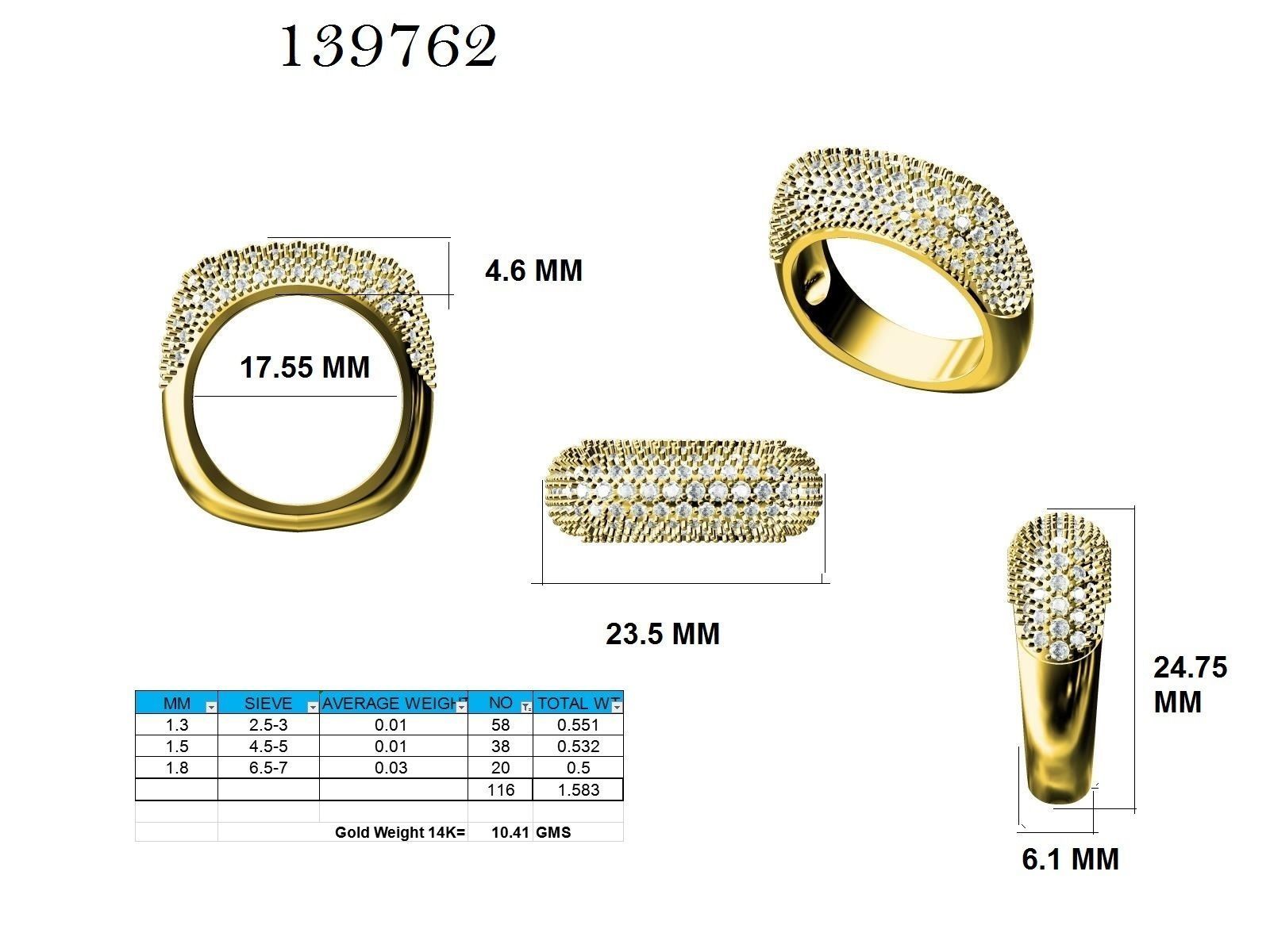 Ring - 139762 3D print model_12