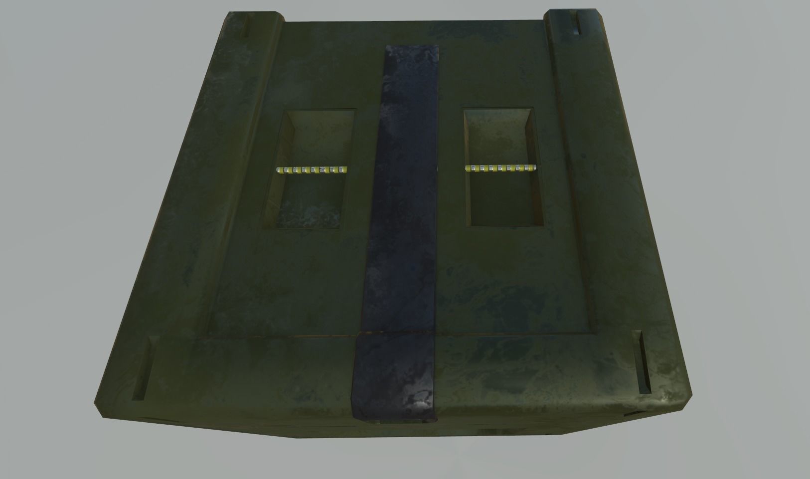 Sci Fi Box Low-poly 3D model_6