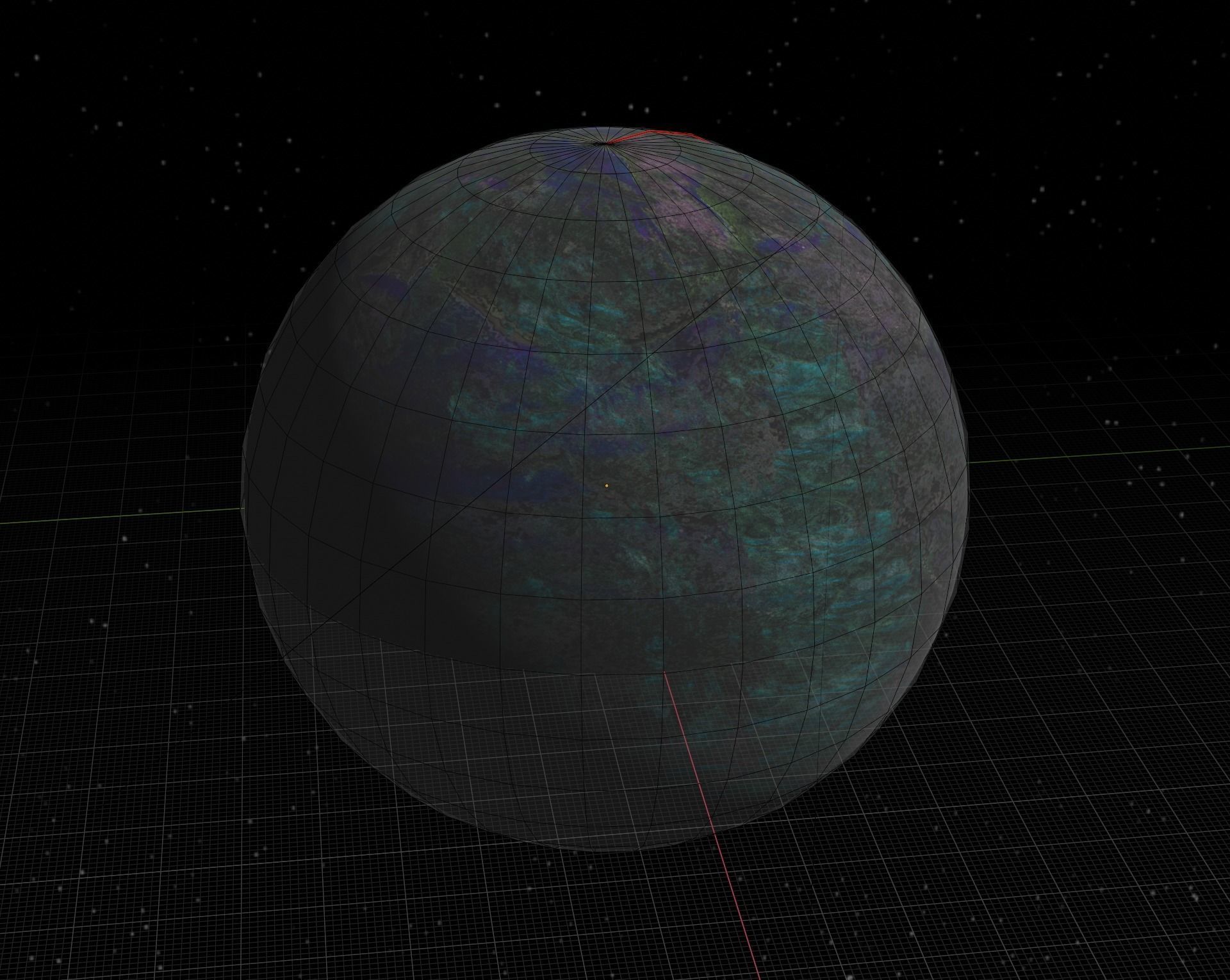 alien moon 004 Low-poly 3D model_14