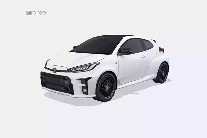 Toyota GR Yaris 2021 Low-poly 3D model