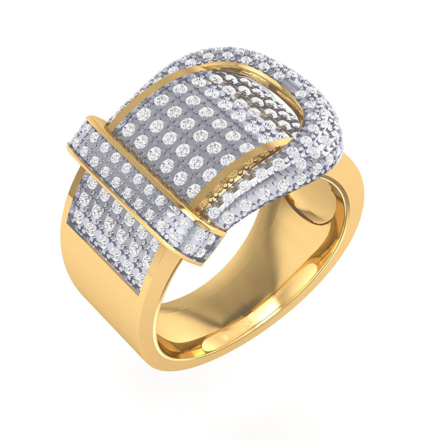 Belt Buckle Ring - 140846 3D print model_11