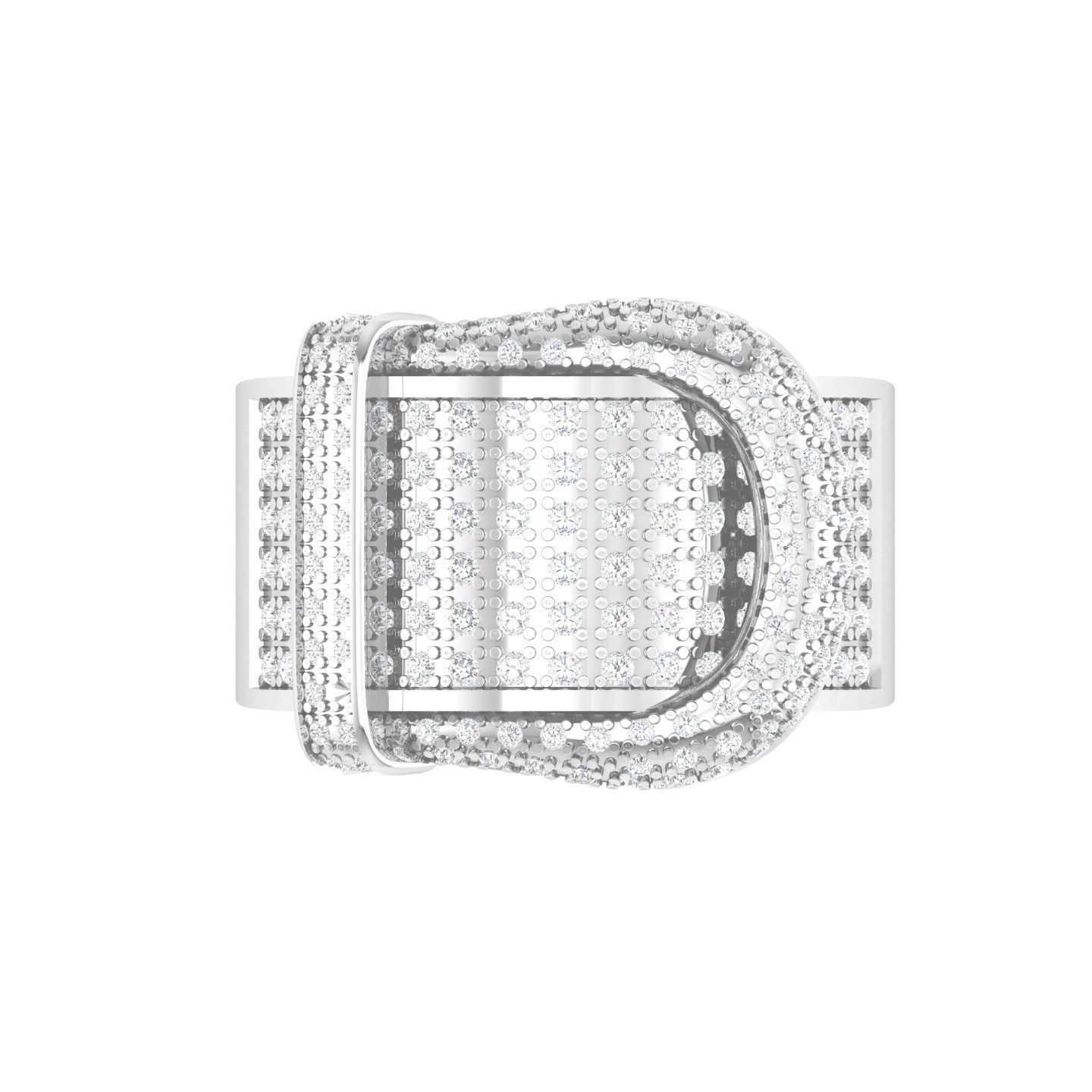 Belt Buckle Ring - 140846 3D print model_4