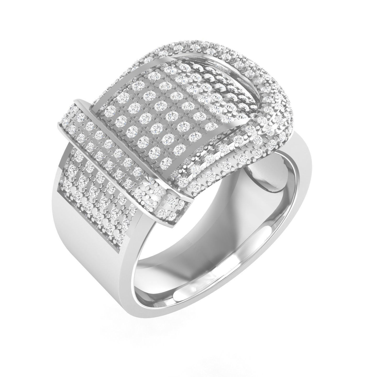 Belt Buckle Ring - 140846 3D print model_7