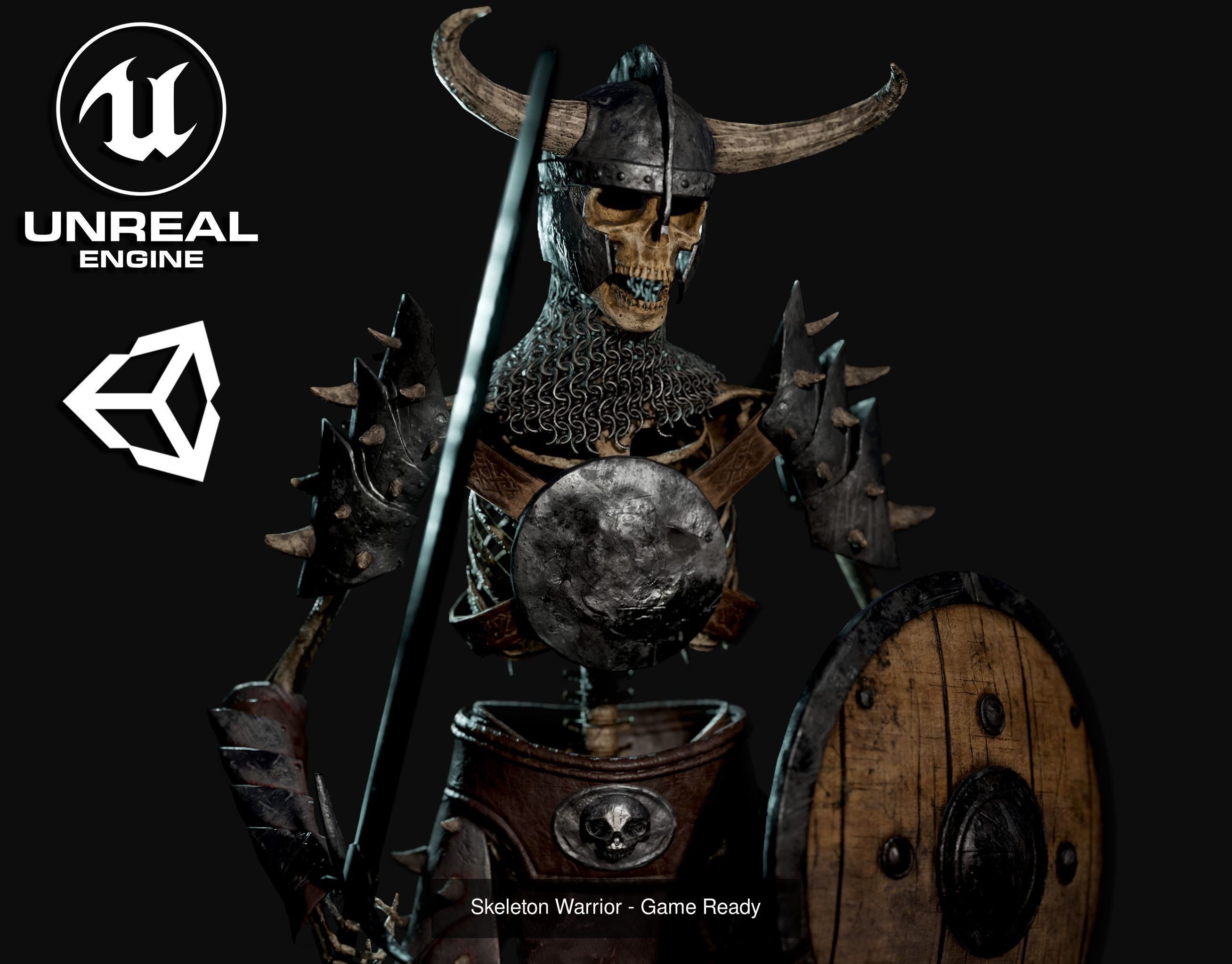 Super Skeleton Army Pack 3D Model Collection_11