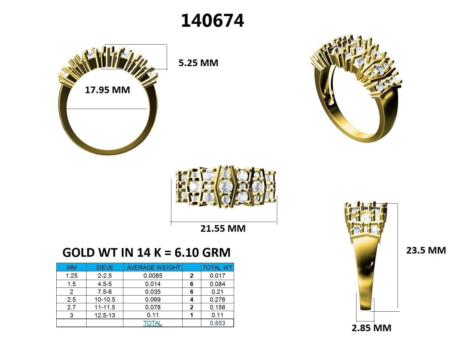 Ring - 140674 3D print model_12
