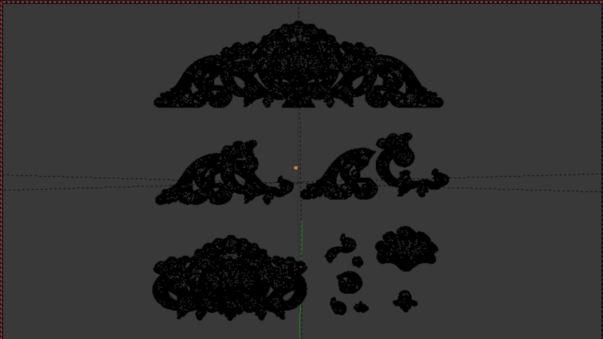 Acanthus Leaf Set 13 3D print model_5