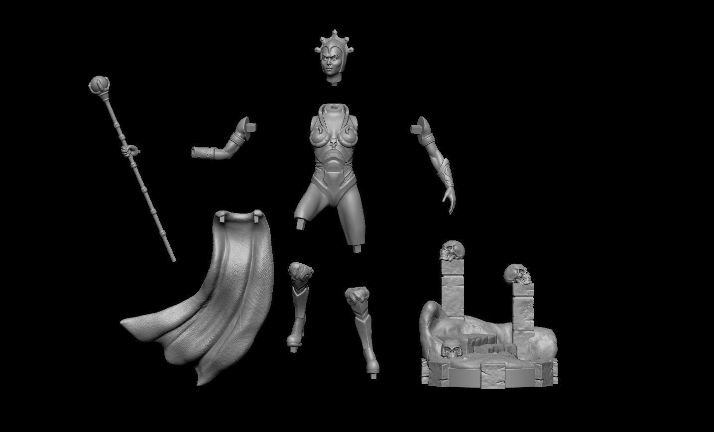 Evil Lyn Fan Art 3D print model_18