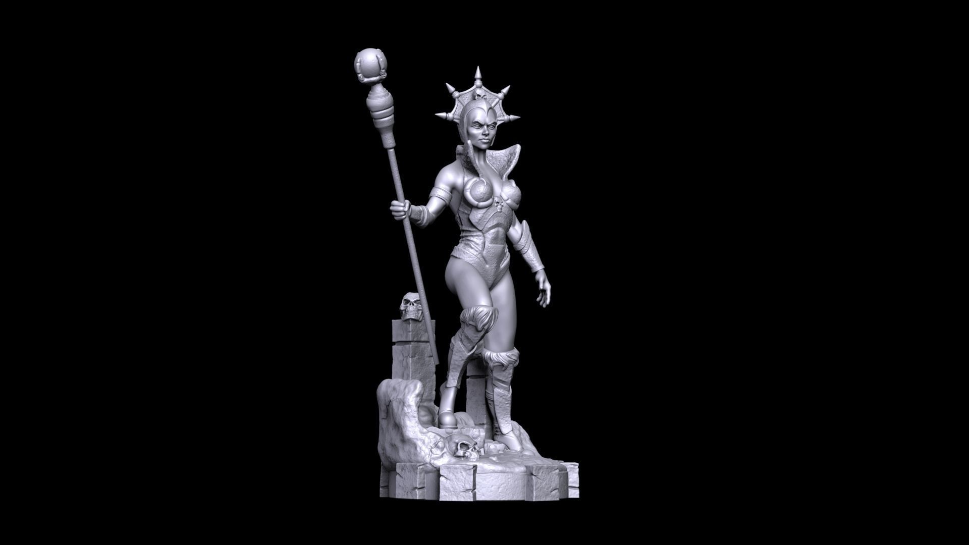 Evil Lyn Fan Art 3D print model_2