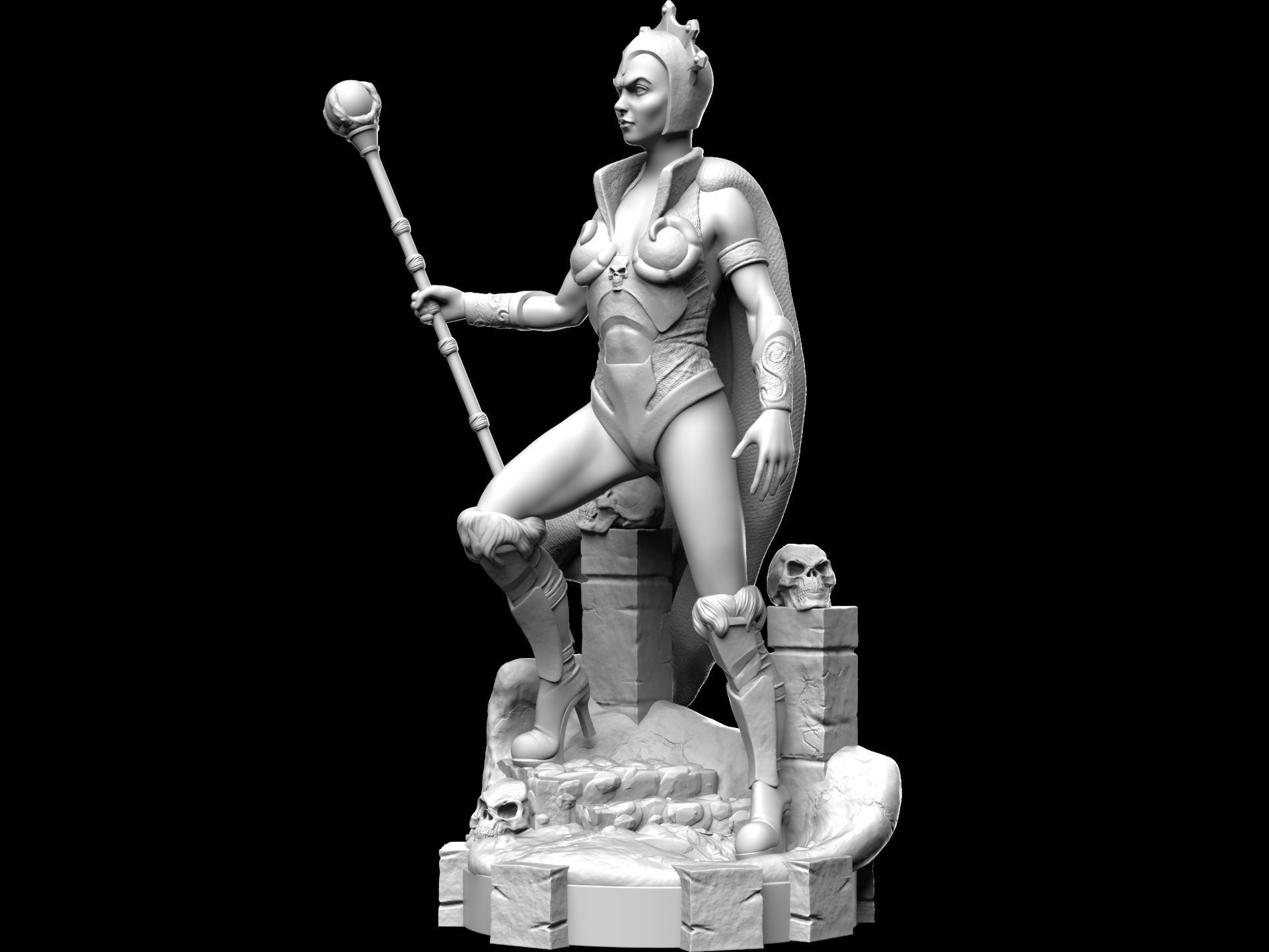 Evil Lyn Fan Art 3D print model_13