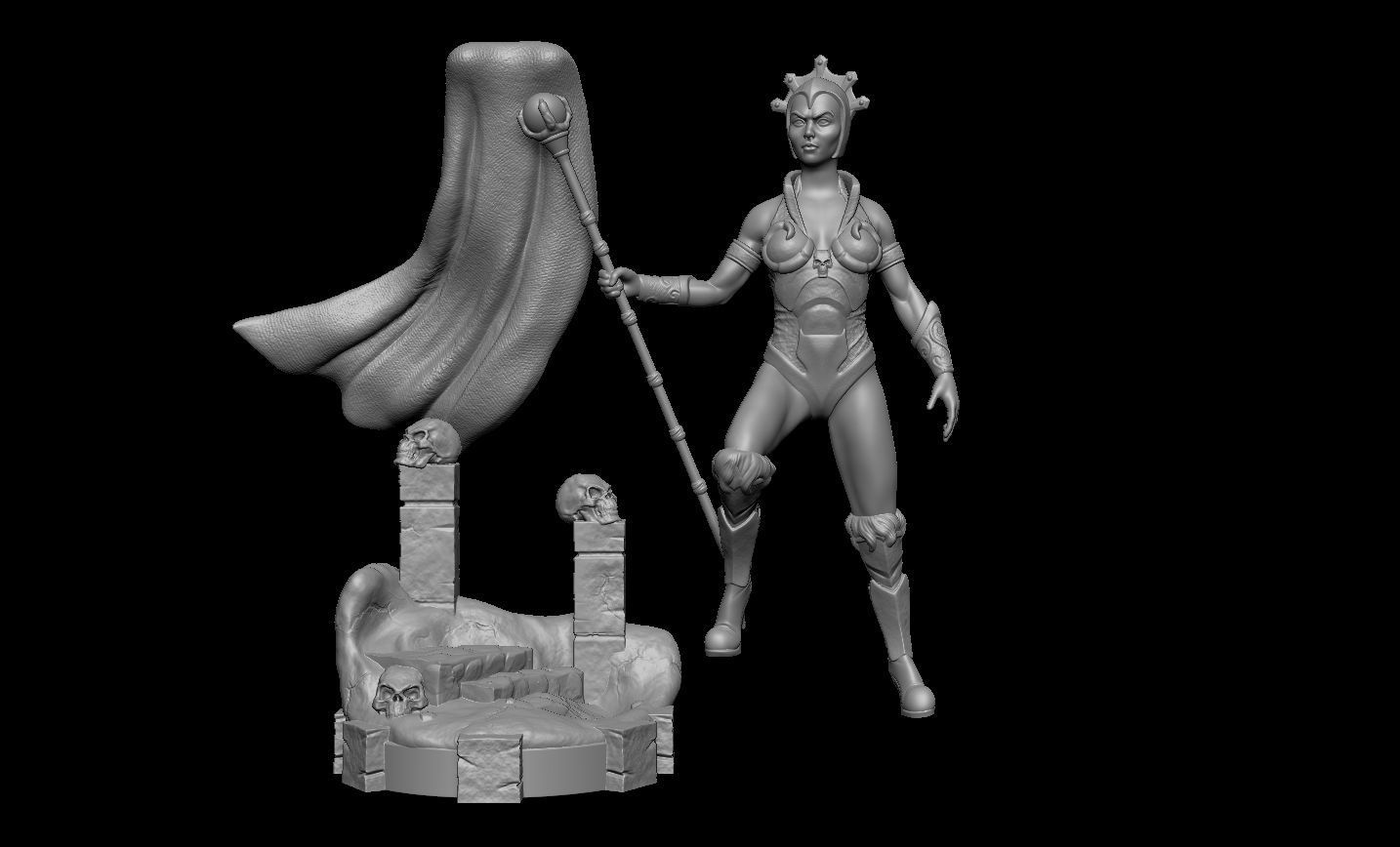 Evil Lyn Fan Art 3D print model_15