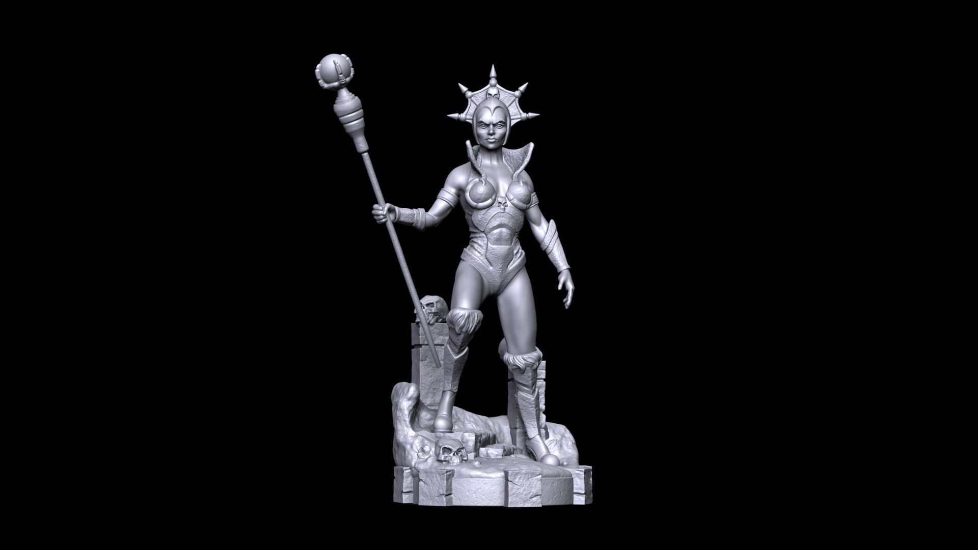 Evil Lyn Fan Art 3D print model_1