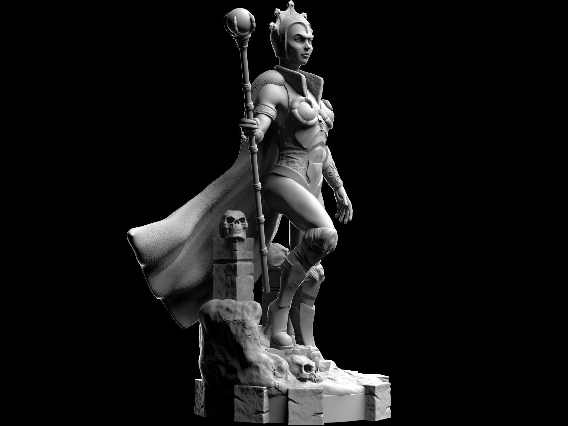 Evil Lyn Fan Art 3D print model_12