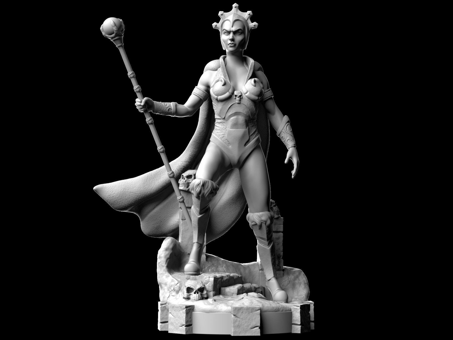 Evil Lyn Fan Art 3D print model_11