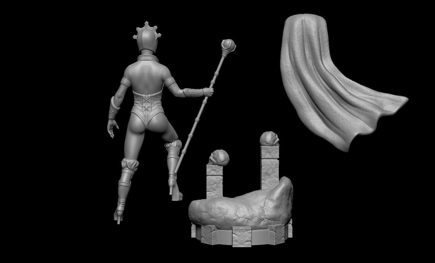 Evil Lyn Fan Art 3D print model_16