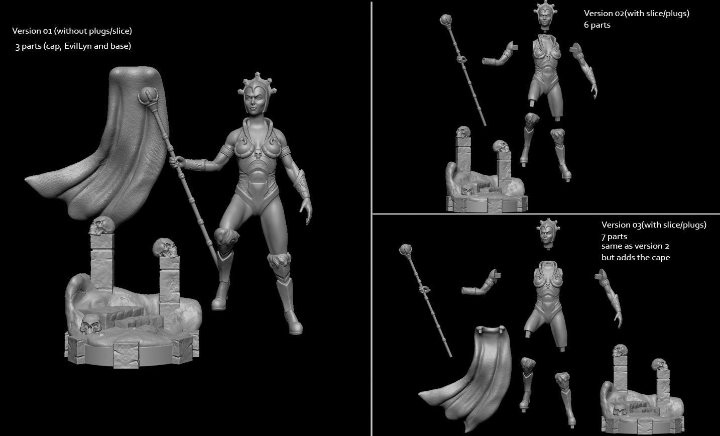 Evil Lyn Fan Art 3D print model_14