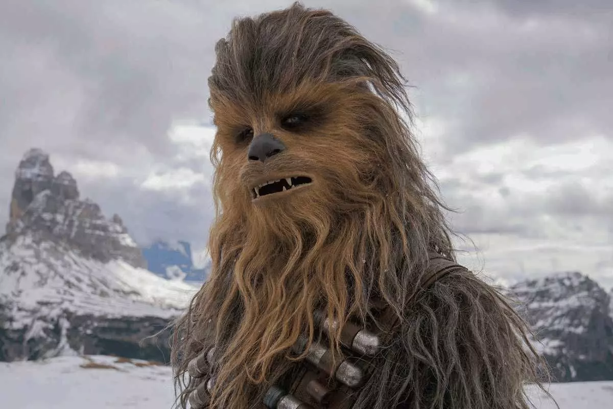 Chewbacca  mask face shell with articulated jaw  3D print model_0