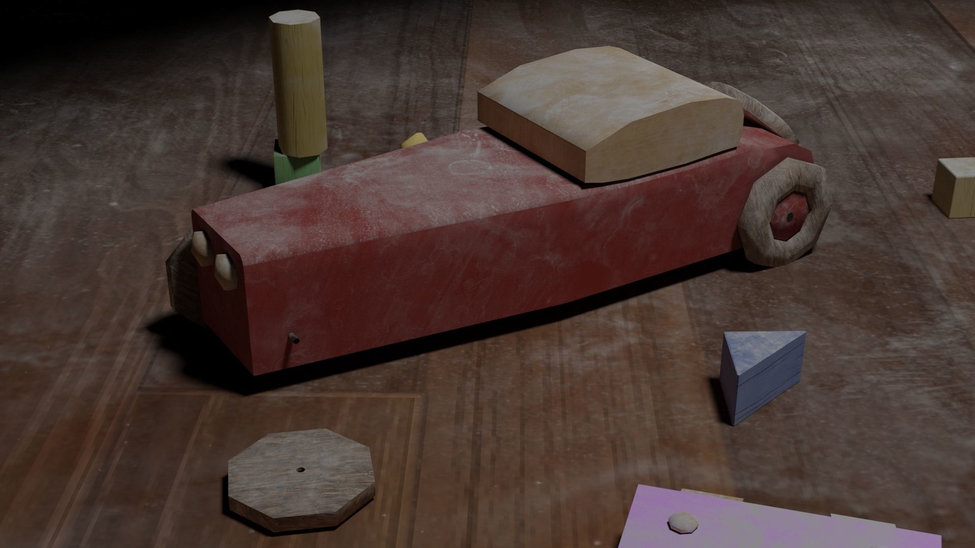 Old Toys 3D model_3