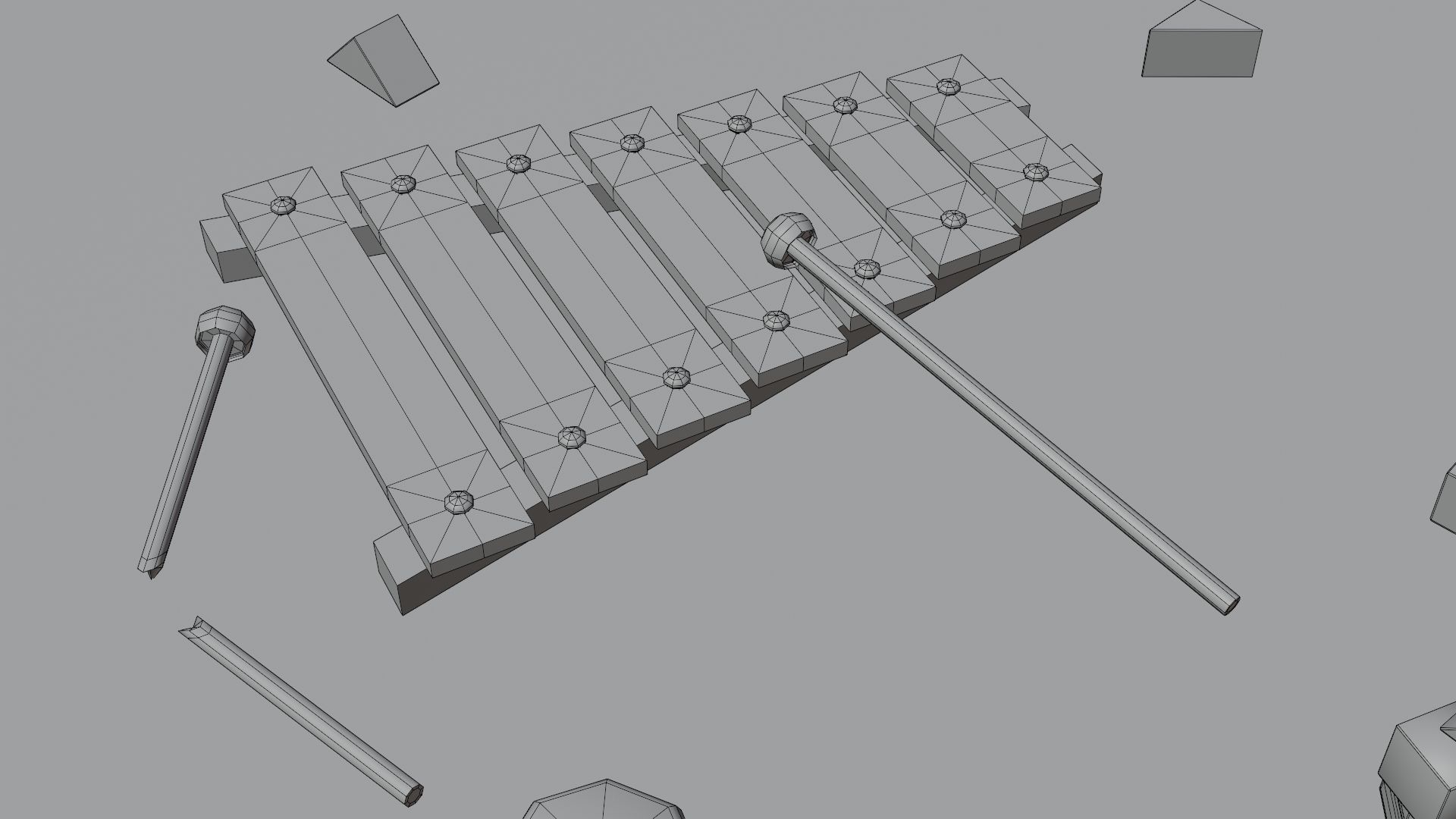 Old Toys 3D model_16