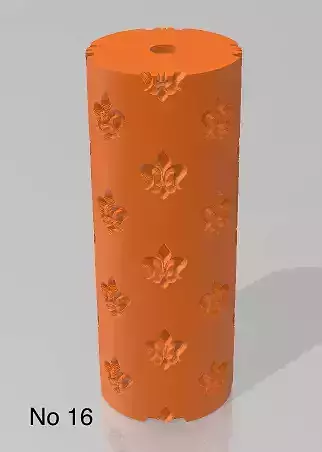 Repating clay tile cookie polimer clay pattern roll