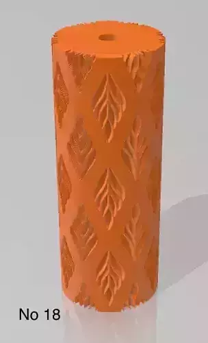 Repating clay tile cookie polimer clay pattern roll