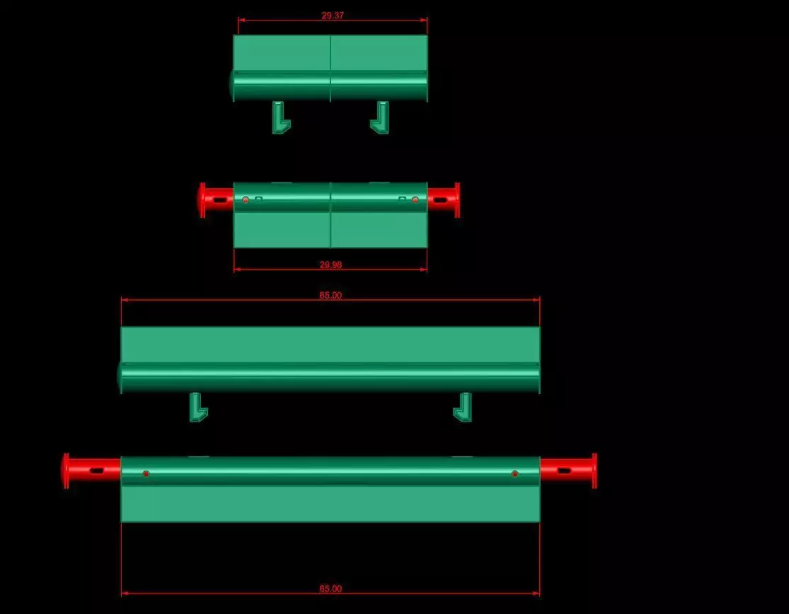 spring lock 3D print model