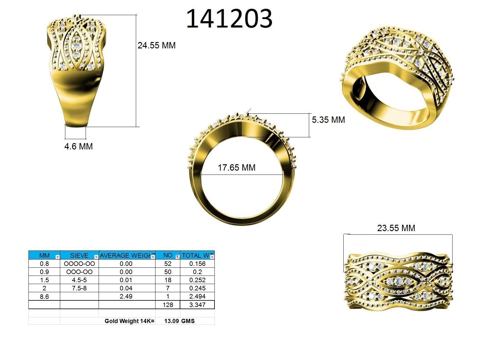 Ring - 141203 3D print model_12