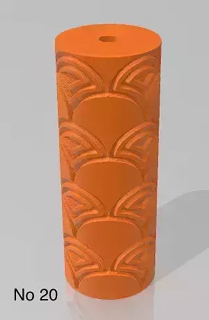 Repating clay tile cookie polimer clay pattern roll