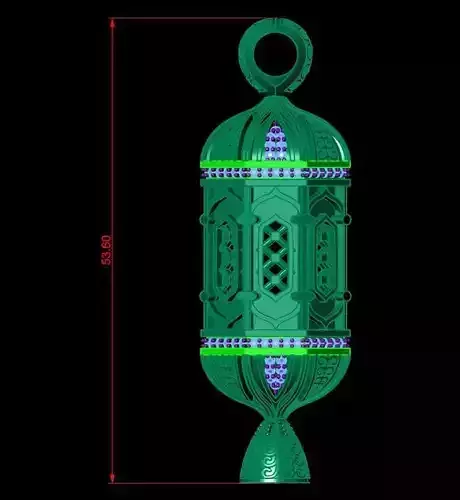 pendants lantern with measurements