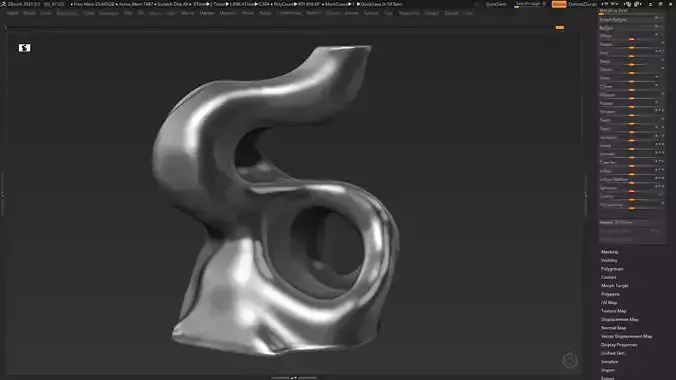 Modern Abstract Decorative sculpture 3d print model 38 3D print model