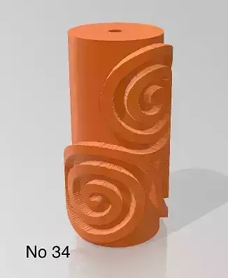 Repating clay tile cookie polimer clay pattern roll