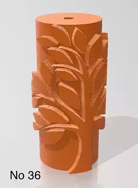 Repating clay tile cookie polimer clay pattern roll